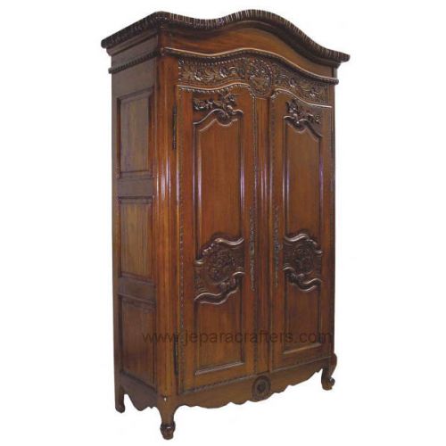 Mahogany Armoire Bonnet Top MH-AW002